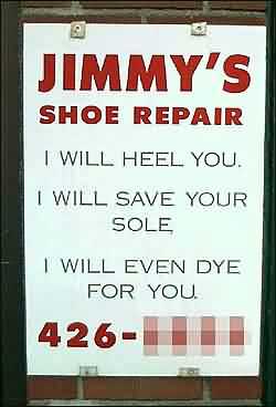 Shoe repair